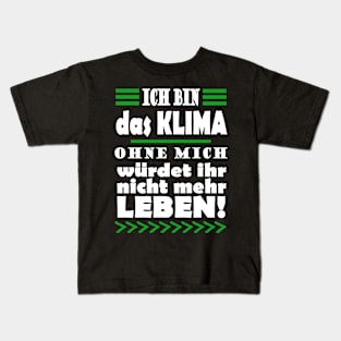 Klima Klimawandel Demonstration Spruch Kids T-Shirt